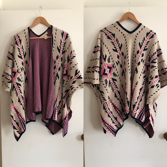 Flying Tomato Sweaters - FLYING TOMATO Tribal Kimono Style Cardigan